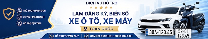 Dịch vụ đăng ký biển số xe ô tô xe máy toàn quốc